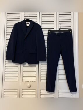 Marc New York Boys Navy Blue Two-Piece Suit Set